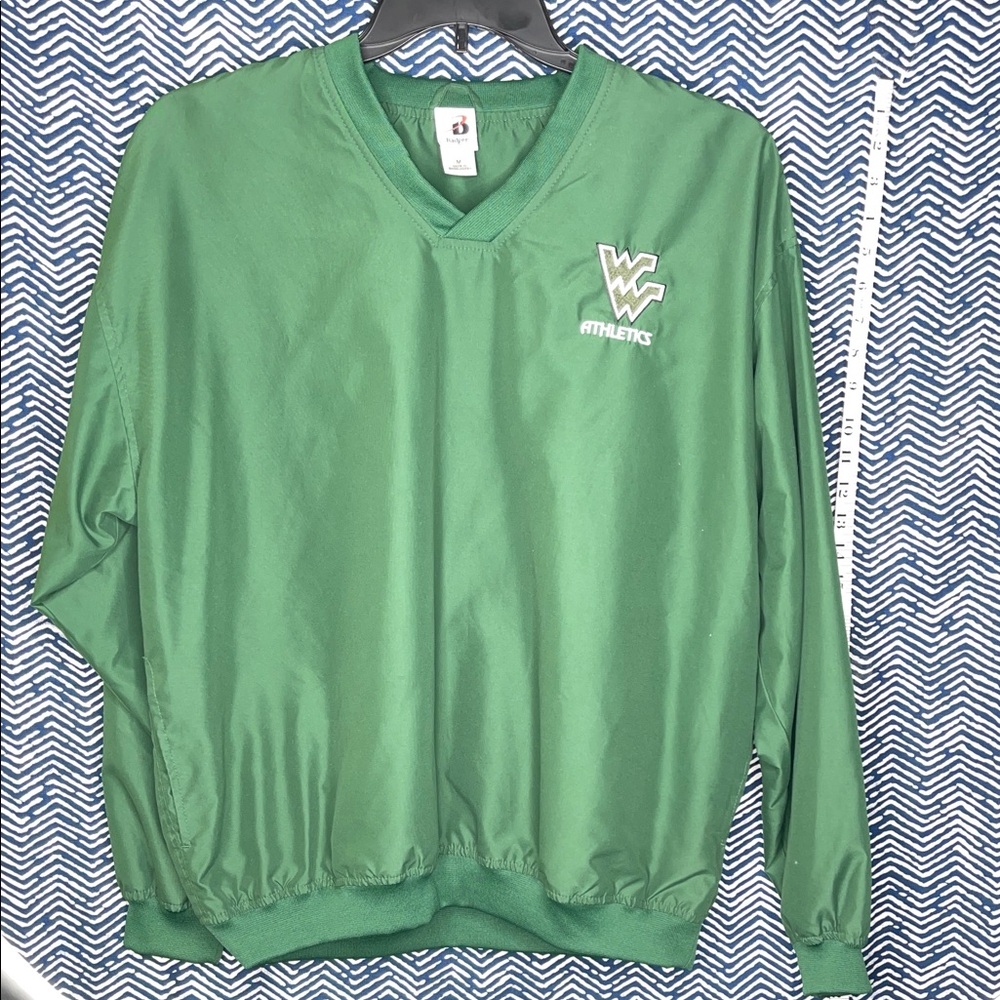 WV Athletics Green Men's Pullover 100% Polyester